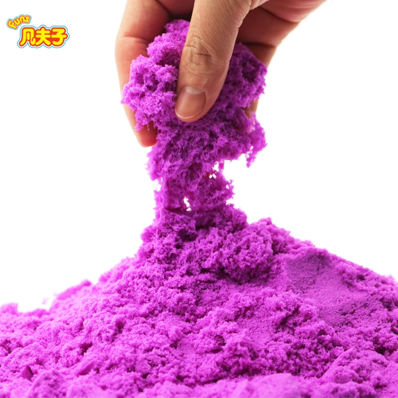 200g/set dynamic sand Space Motion Sand toy necok clay sell children