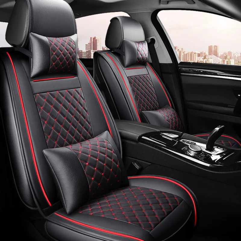 

Universal pu leather car seat cover auto seats covers for skoda OCTAVIA octavia rs octavia tour rapid superb Ssangyong kyron