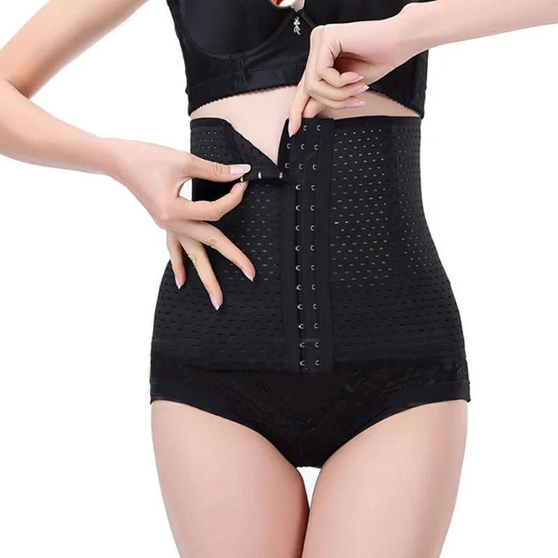 

Woman Slimming Corset Modeling Belt Body Shapers Hollow Out Waist Cincher Breathable Shaperwear Waist Trainer Lingerie Plus Size