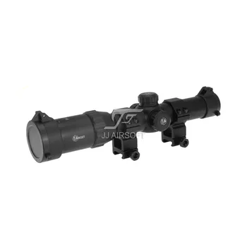 

TARGET OPTICS 1-4x24 E Red/Green/Blue Reticle Long Eye Relief Illumination Rifle Scope with killflash / Kill Flash (Black)