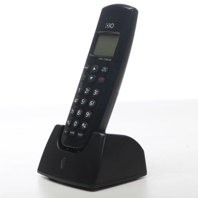 

Russian English Language Digital Cordless Fixed Telephone With Call ID Handsfree Mute LED Screen Wireless Phone For Home Office