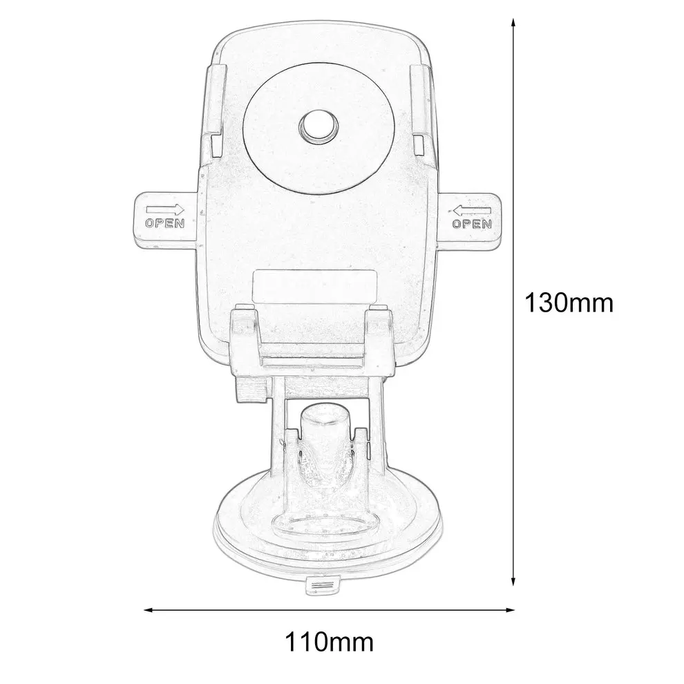 

8 pcs Universal Mobile Phone Holder Air Outlet Vent Mount Stand Adjustable Bracket