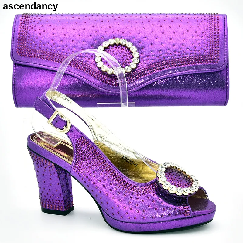 

Latest Women Shoes and Bag Set In Italy Italian Shoe and Bag Set for Party In Women Nigerian Women Pumps Diamonds White Pumps