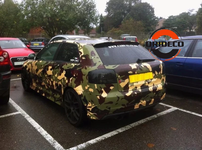 army green camo vinyl 1