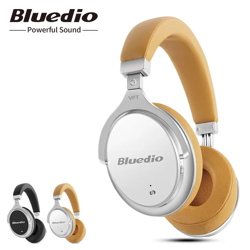 2017 New Bluedio F2 activa de ruido cancelación de Bluetooth inalámbrico Auriculares auriculares con micrófono para teléfonos - 1