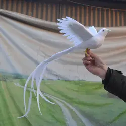 Красивые моделирования птица Феникс игрушка пластиковые & меха крылья Феникса подарок около 50x15 см 1331