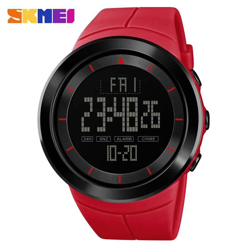 

SKMEI Men Sports Watch Data Multifunction Running Watches Digital Stopwatch Watch Alarm Clock Double Countdown Relogio Masculino