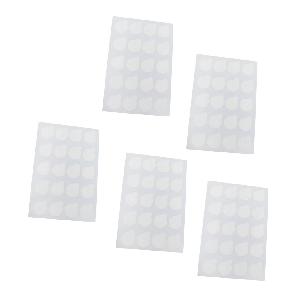 100Pcs Eyelash Extension Glue Plate Pads Pallet Sticker Film Women Make Up  Accessories
