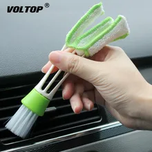 Car Cleaning Tools Wash Brush Interior Accessories Air Conditioning Air Outlet Dashboard Remove Dust multifuctional double headed car air outlet cleaning brush