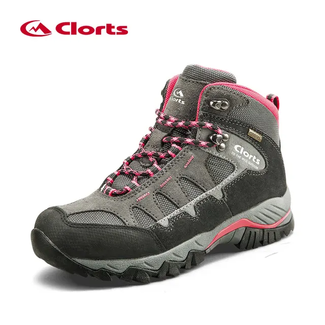Clorts Women Hiking Boots Uneebtex Waterproof Outdoor Hiking Shoes Climbing Sport Sneakers for Women HKM-823