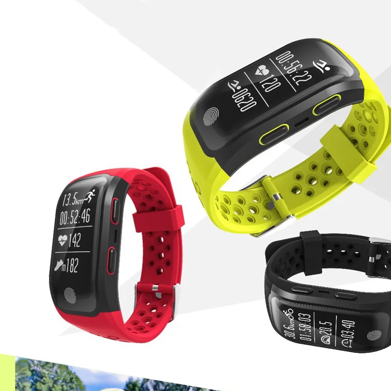 

Smart Band Bracelet Bluetooth GPS Heart Rate Sleep Monitoring For Sport IOS Android JLRJ88