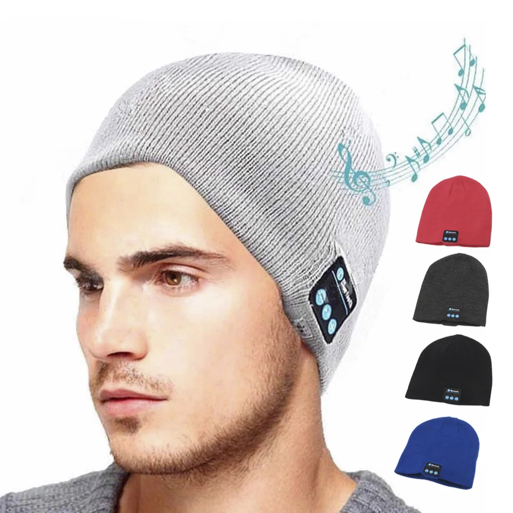 Bluetooth Beanie наушники шапка беспроводные наушники мягкая теплая шапка с микрофоном Музыка Mp3 гарнитура fone de ouvido для Umidigi Redmi 8A