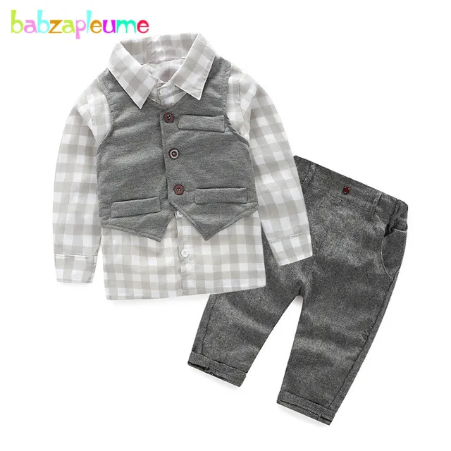 3pcs 0 18months Spring Autumn Newborn Suit 1st Birthday Baby Wear