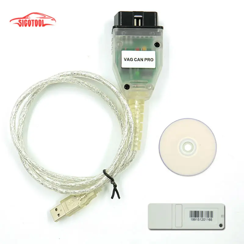 

VAG CAN VCP PRO V5.5.1 CAN BUS+UDS+K-line OBD OBD2 Diagnostic Cable Support VAG PRO S.W V5.5.1 Better than odis
