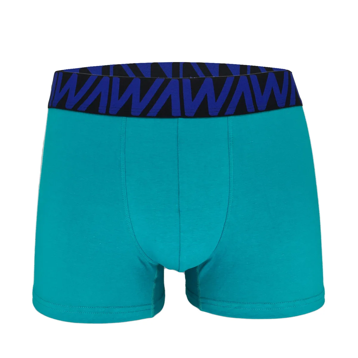Уникальный дизайн, дышащие хлопковые боксеры, мужское мягкое нижнее белье, сексуальные трусы, cueca masculina homme marca Boxer calzoncillos - Цвет: blue striped