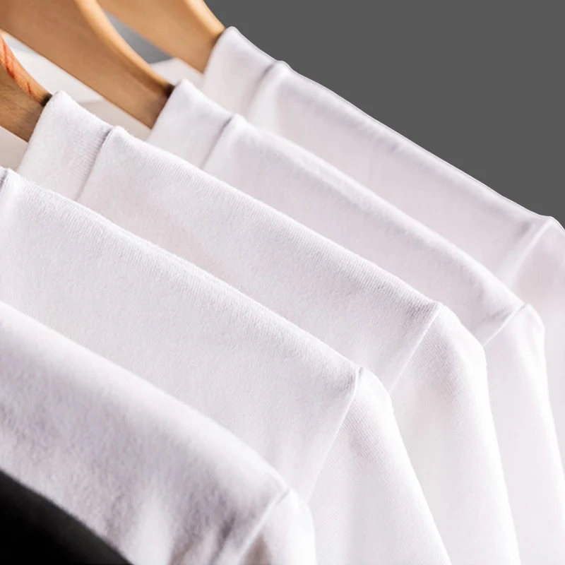 Белая футболка High Street 2018 мужская одежда с героями мультфильмов веселые аниме