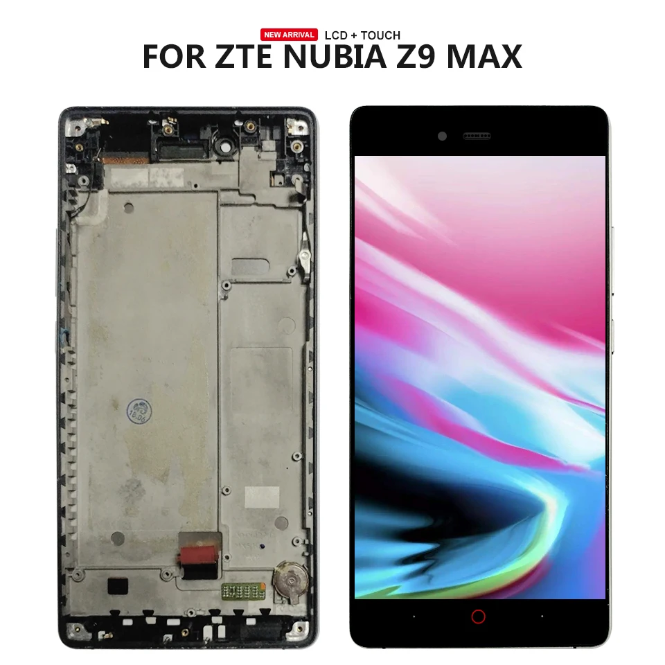 Для ZTE Nubia Z9 Max NX510J NX512J ЖК дисплей с сенсорным экраном дигитайзер стекло в сборе