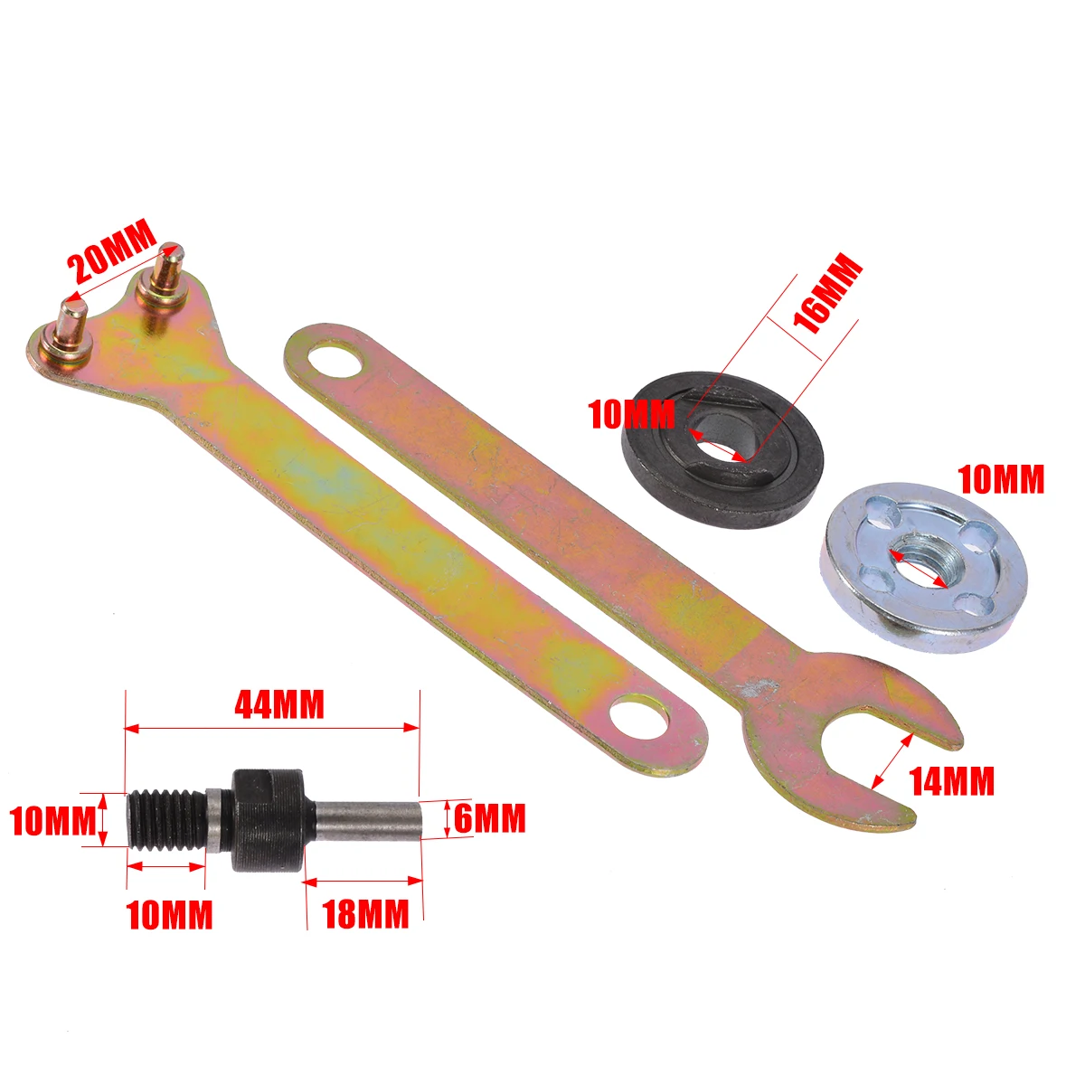 6mm Shank Arbor Mandrel Cutting Tool Drill Adaptor For Angle Grinder Cut Off Wheels Disc Drill Motor Connecting Rod Adapter