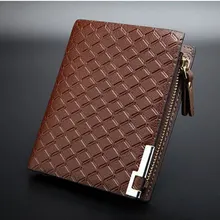 New Multifunction Man Wallets 3 Colors Mens PU Leather Zipper Business Wallet Card Holder Pocket Purse
