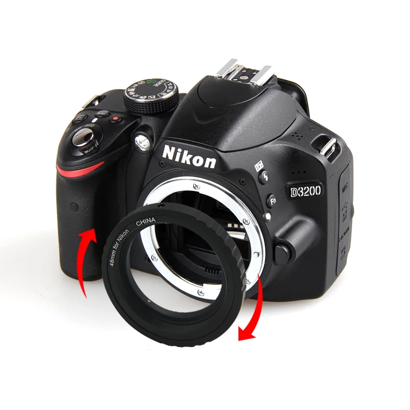 Адаптер для крепления камеры DSLR T Ring Nikon s m48x0 75 мм телескопических микроскопов