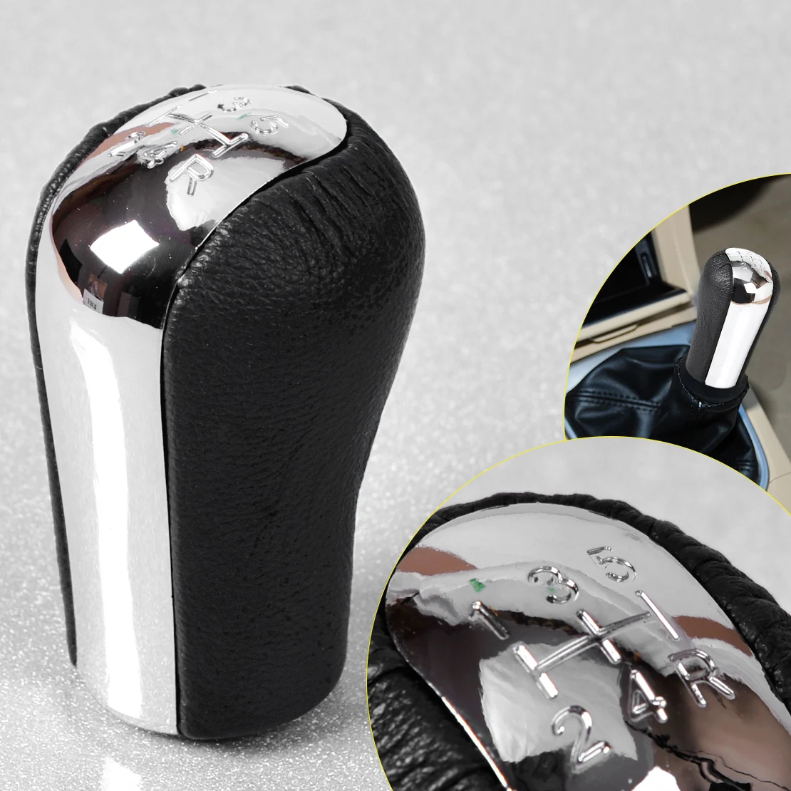 

beler High quality for Toyota Corolla Verso RAV 4 YARIS VITZ AVENSIS AYGO 5 Speed Gear Stick Shift Knob