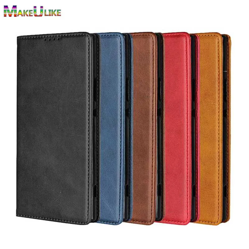 

MAKEULIKE Magnetic Flip Case For Sony Xperia XA2 Ultra Cover Retro Luxury PU Leather Wallet Case For Sony XA2 Ultra Capinhas