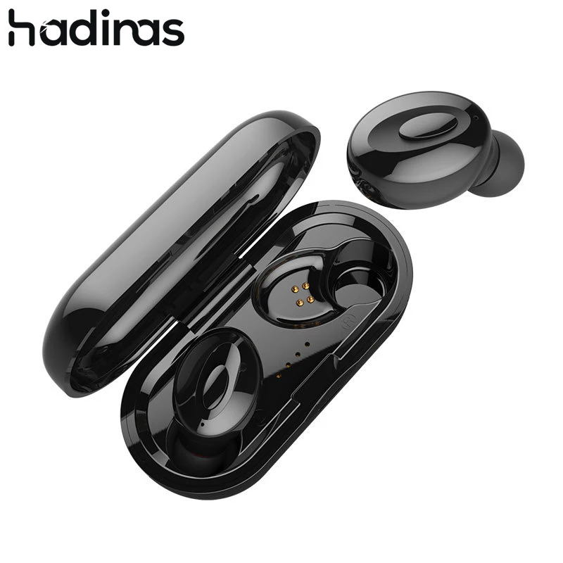 

Hadinas TWS Earphone Wireless Bluetooth 5.0 Earbuds True Wireless Stereo Handsfree Mini Earbuds Waterproof Cordless Headset