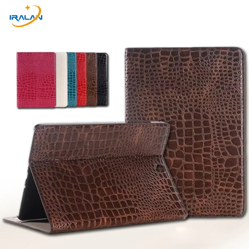 

Crocodile Pattern PU Leather Case Cover For Samsung Galaxy Tab S2 9.7 T810 T815 High Quality Luxury Tablet shell+Stylus pen+Film