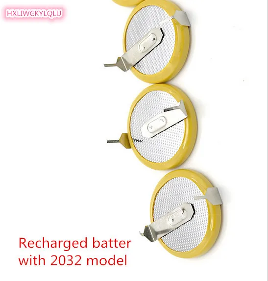 

HXLIWLQLUCK Car key Recharged battery 2032 model for BMW car key remote control battery free shipping