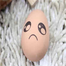 Newly Design Pet Dog Chew Toys Funny Emoji Bouncing Eggs For Small Dogs Puppy