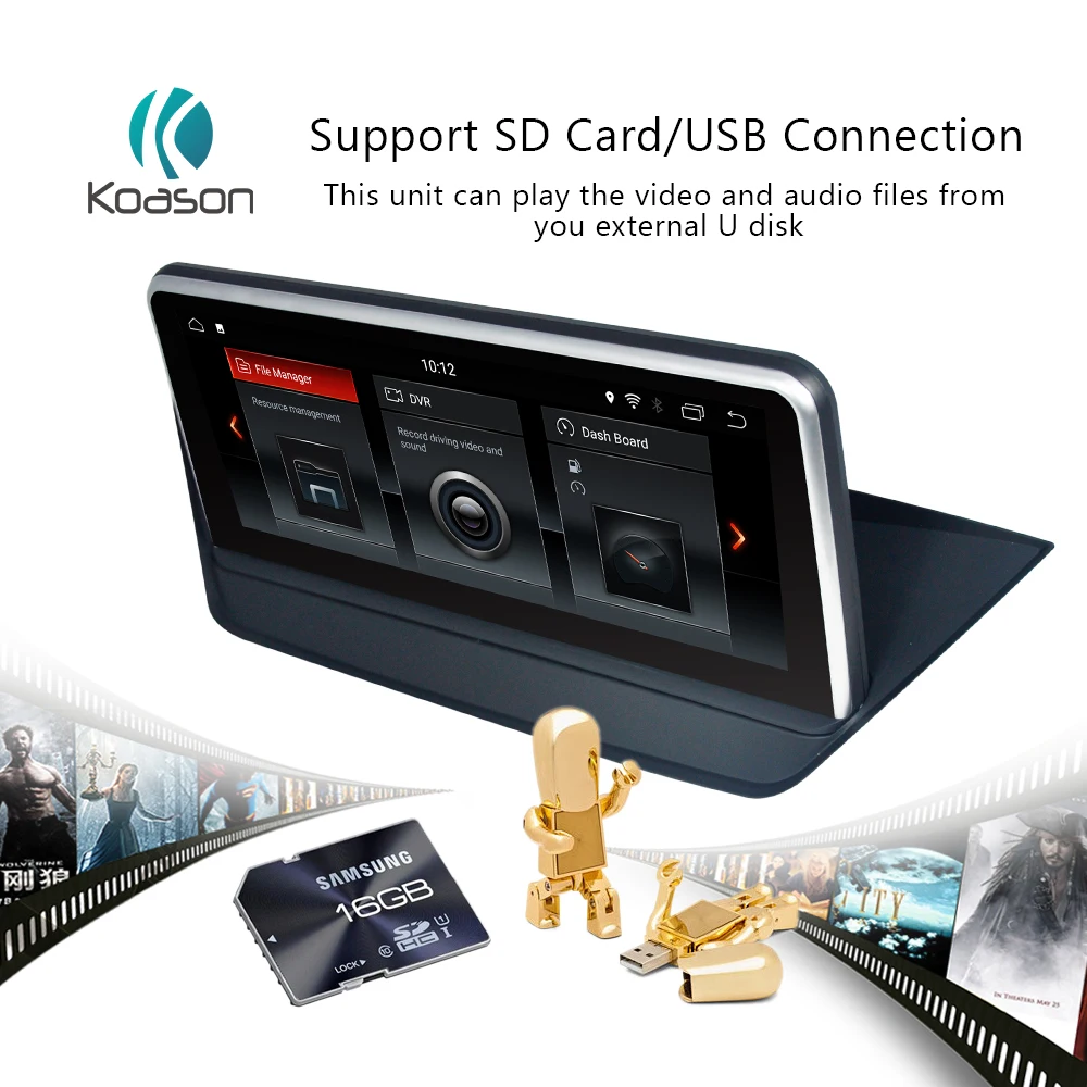 Koason 10 25 дюймов ips Сенсорный экран android 8 1 для BMW X1 E84 2009 2015 CIC автомобильный dvd плеер