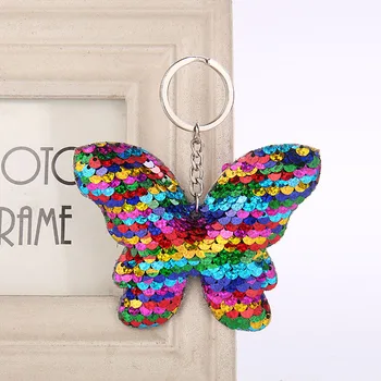 

1PC Women Girl chain bag Beautiful Butterfly Handbag Pendant Holder Glitter Sequins Pendent Gift Bag Accessories Girl Kids Gifts