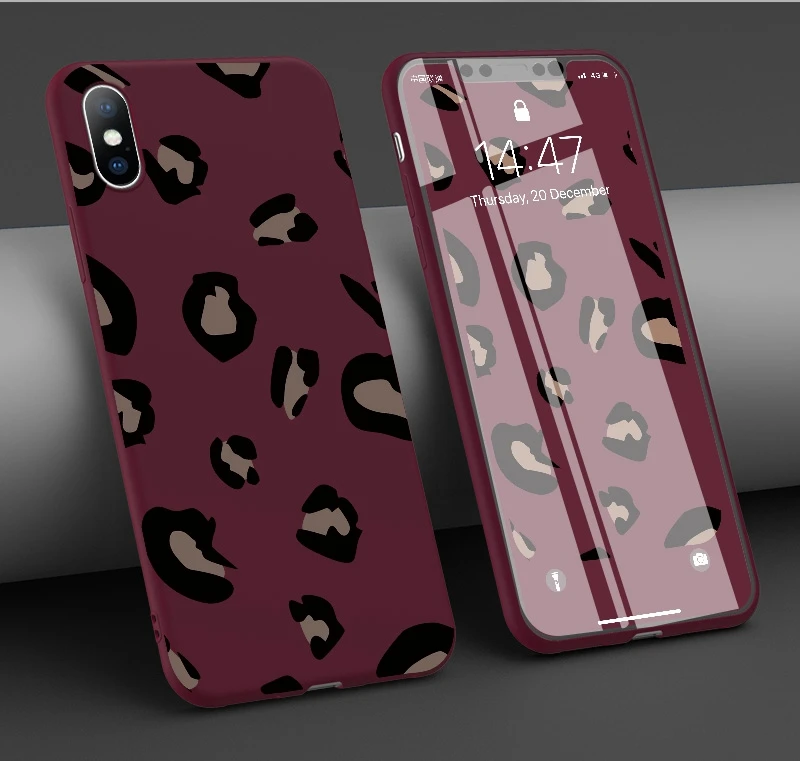 Мягкий силиконовый чехол Lovebay для Iphone XS Max XR X 8 7 6 6S Plus модные чехлы с леопардовым принтом для Iphone 7plus