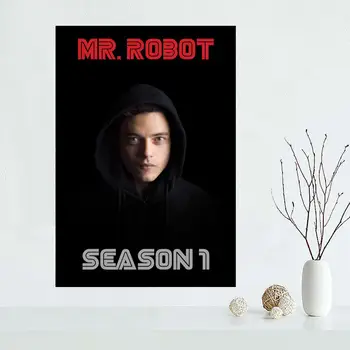 

Custom Mr. Robot Season Canvas Painting Poster Home Decor Cloth Fabric Wall Art Poster