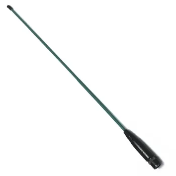 

Green flexible dual-segment antenna BNC 144/430MHz for