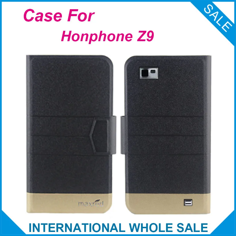 

Hot! Honphone Z9 Case, 5 Colors Fashion Business Magnetic clasp, High quality Leather Exclusive Case For Honphone Z9