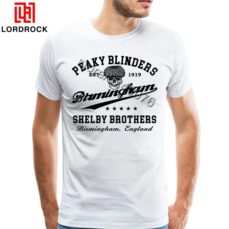 

Retro Tee Peaky Blinders Clothing Male Plus Size Camiseta Male T Shirt Basic Movie T-shirt Dropshipping Movie Tshirt Apparel