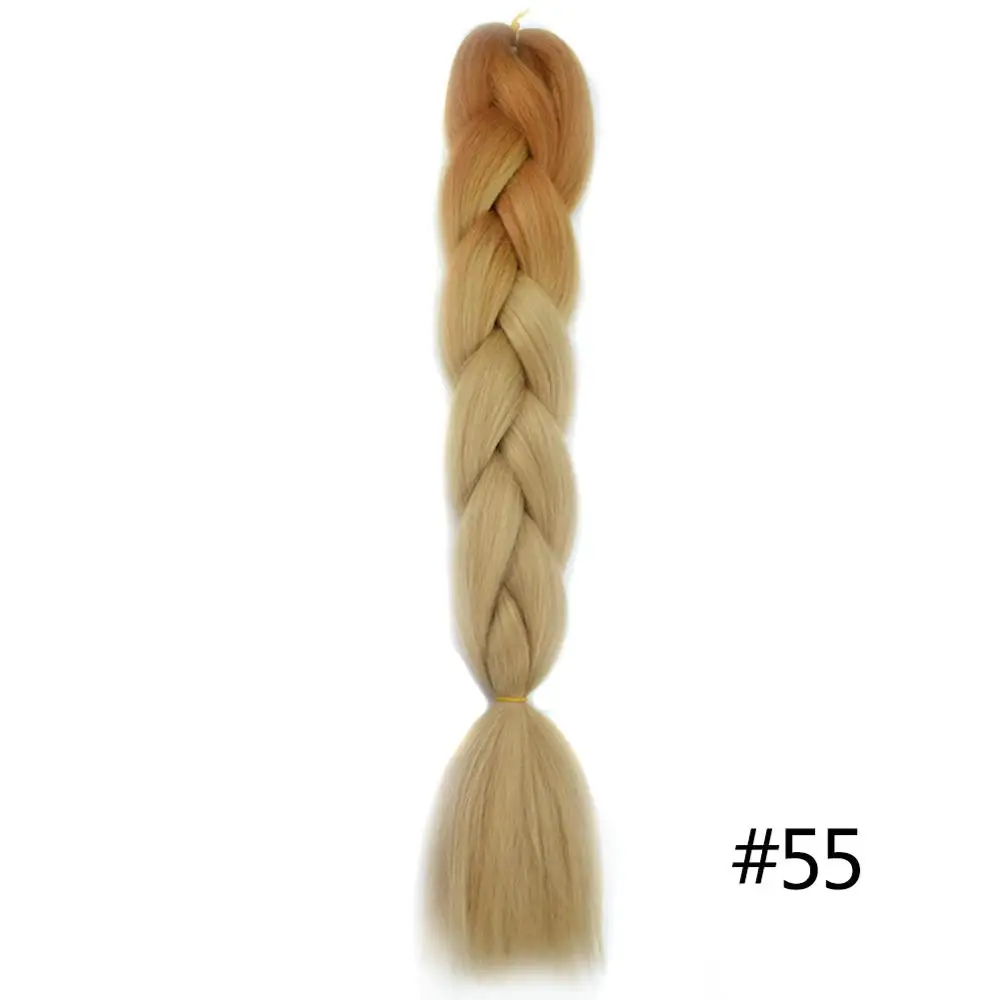 Chorliss 2"(65 см) 613TL. Голубой синтетические волосы для наращивания на крючках косички огромные косички Омбре плетение волос 100 г/упак. 1 шт - Цвет: #33