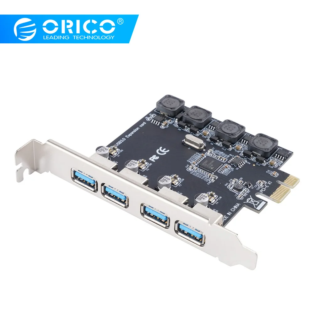 ORICO 4 порта SATA 6G PCI Express контроллер карты PCI-e для SATA III 3,0 конвертер для настольного компьютера