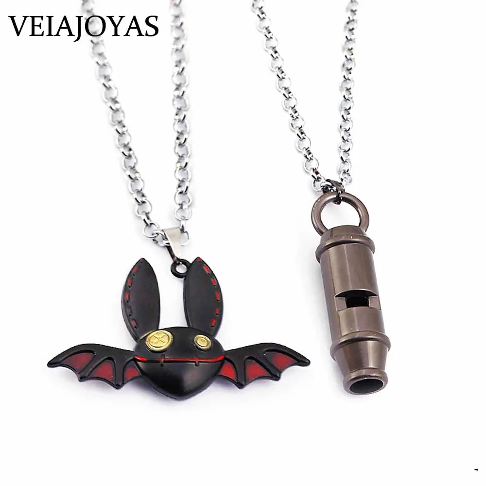 

2019 New Game Identity V Pendant Necklace Cartoon The Fifth Personality Whistle Night Bat Long Necklace Charm Jewelry Accessorie
