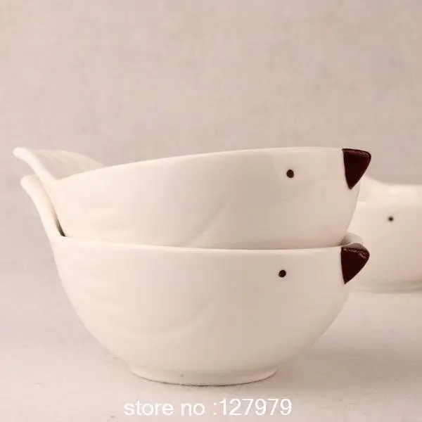 Творческий посуда, керамическая чаша, прекрасные птицы чаша, качество костяного фарфора, лидер продаж