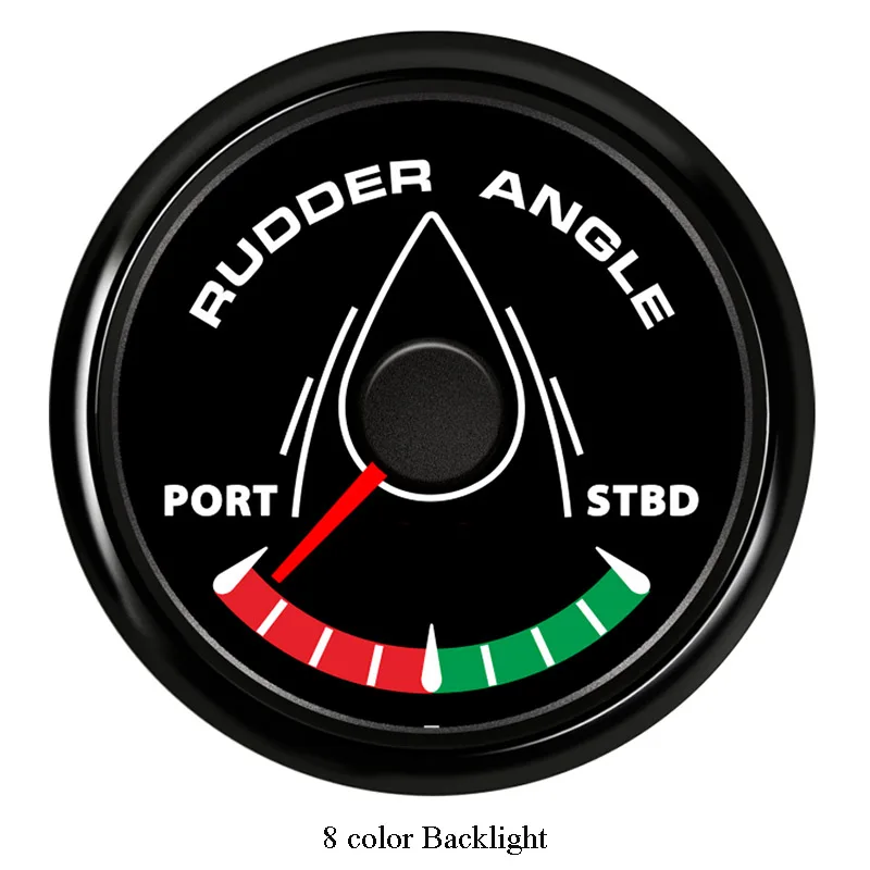Морской указатель угла поворота руля измерителем влажности и температуры 0-190ohm с вязка Сенсор 85 мм с 8-Цвет Подсветка - Цвет: BN