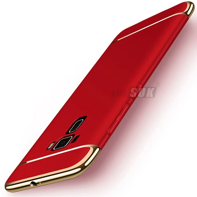 KOOSUK PC чехол для ASUS ZenFone 3 ZE552KL(Z012DB) чехол 3 в 1 полная защита Роскошный чехол для Asus ZE552KL 5,5" - Цвет: Красный