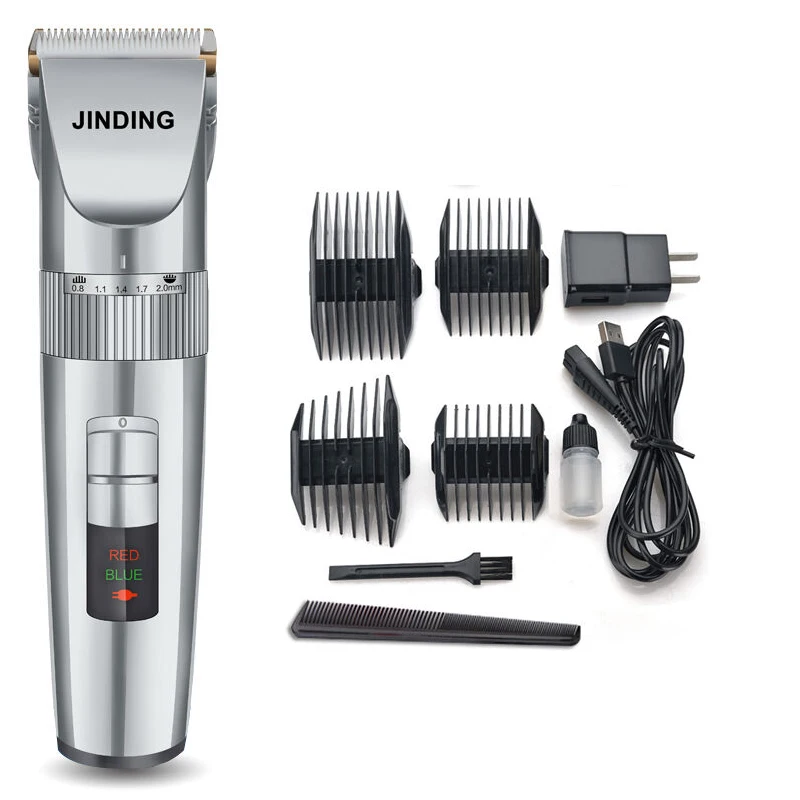 

Professional Electric Hair Trimmer for Barber Salon Ceramic Rechargeable Hair Clipper Beard Haircut Cutting Machine for Men