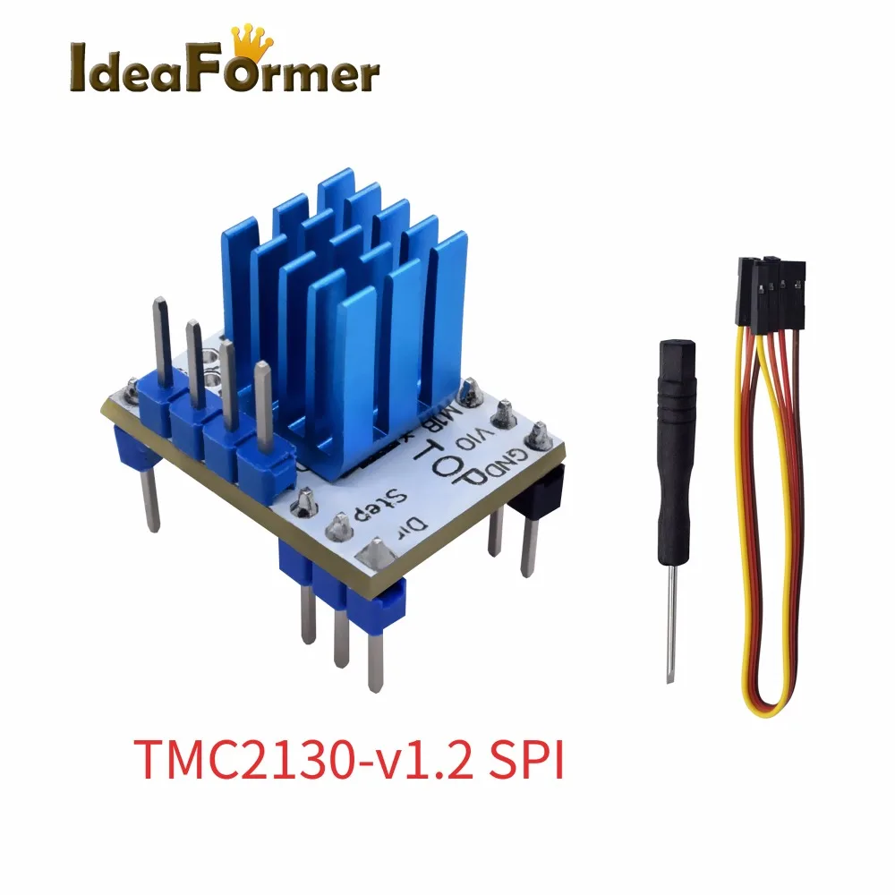 Шаговые двигатели TMC2130 V1.1/V1.2SPI TMC2208 V1.2 бесшумный драйвер StepStick отличная Бесшумная