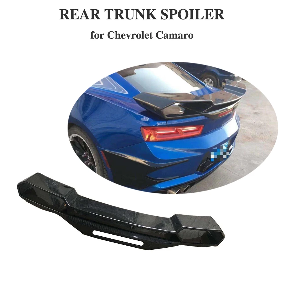 Carbon Fiber Rear Trunk Spoiler For Chevrolet Camaro Coupe 2 Door 2016 2017 2018 Big Customized