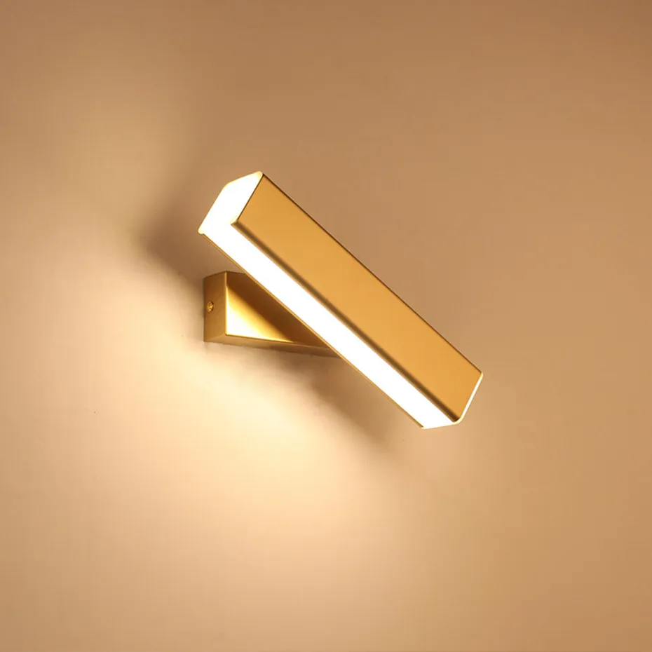 Lâmpada de Parede Alumínio ao ar Parede para Escadas Luz do Banheiro Nórdico Moderno Livre Indoor Ip65 Girado Luz Quarto Cabeceira Led 2 ao ar livre indoor ip65 led girado