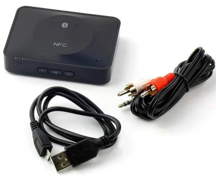 Elistooop NFC Bluetooth Audio Receiver Wireless Adapter 3.5mm/ RCA