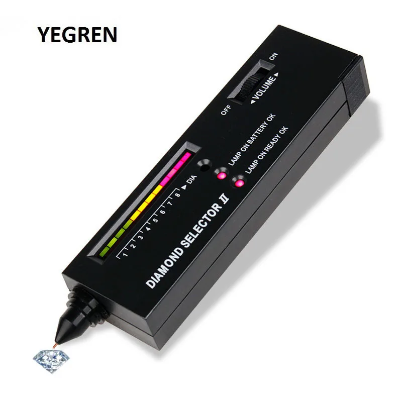 Diamond Identification Instrument Thermal Conductivity Meter Crystal Jade Hardness Test Pen Gem True and False Identification