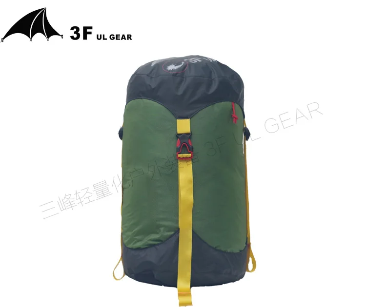 3F UL gear S/M/L 30D Cordura Slicon покрытие водонепроницаемый светильник Durabale Sleepingbag сумка для переноски - Цвет: Green M for 700-900g